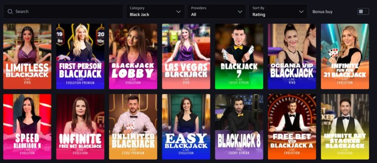 Heats Casino Blackjack live